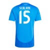Italia Giorgio Scalvini 15 Hjemme EM 2024 - Herre Fotballdrakt